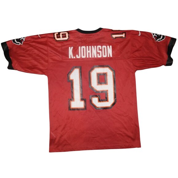 Vintage Keyshawn Johnson #19 Tamp Bay Buccaneers Nike Team Jersey Men's Large - Picture 8 of 10